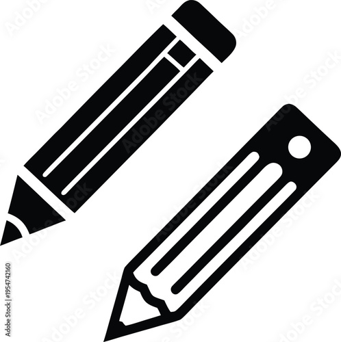carpenter s pencil vector illustration on transparent background