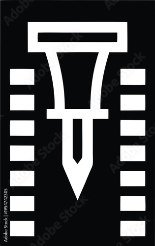 awl vector illustration on transparent background