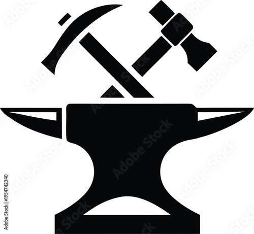 anvil vector illustration on transparent background