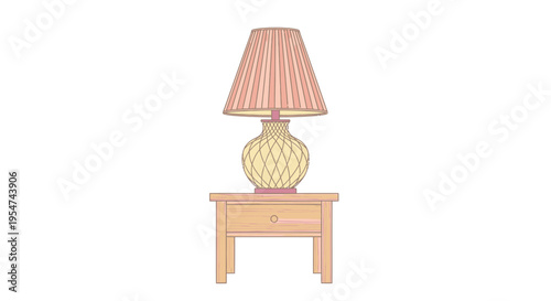 Vintage Style Table Lamp Furniture.