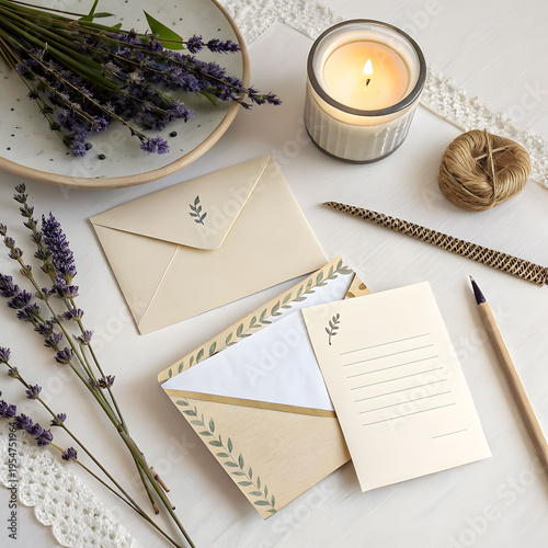 journaling gratitude concept featuring blank notebook, pen, soft natural lighting, minimal decor, and calm reflective wellness atmosphere.