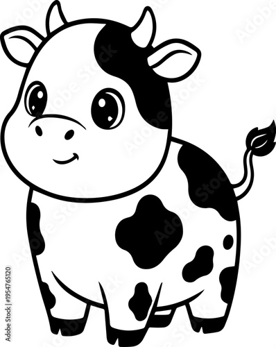 funny cow cartoon