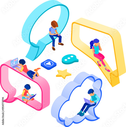 chat online dating friendship in social networks