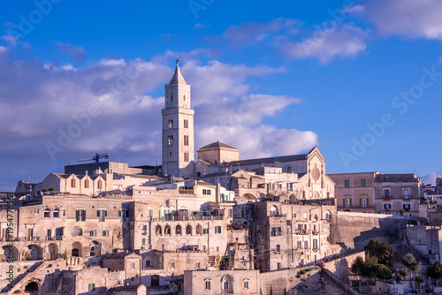 The Cathedral of Matera rises above the Sassi, a Romanesque crown of stone watching over centuries of history.