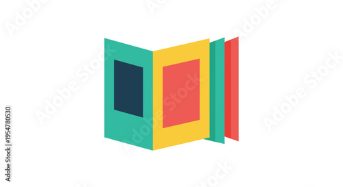 colorful 3d rectangular prism shapes