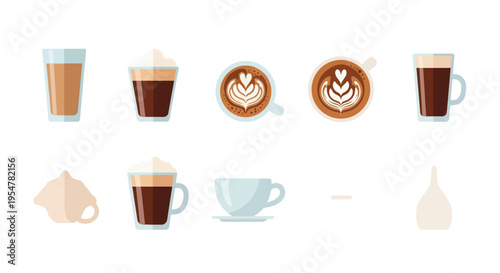 Bmx bike stunt and trick silhouettes collection featuring professional riders performing park street and racing jumps in diverse athletic poses for extreme sports branding and active lifestyle design