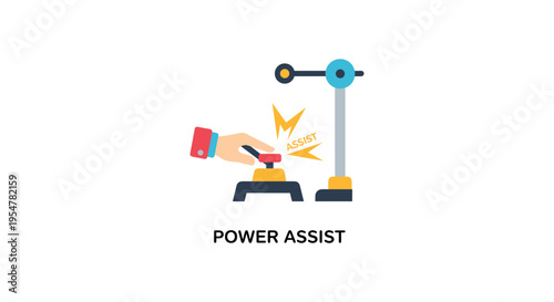 power assist technology with robotic arm helping hand