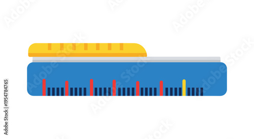 vector illustration of blue and yellow audio equalizer
