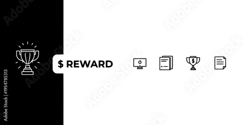 Reward and incentive icons