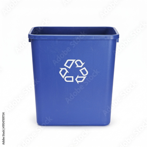 Obraz na płótnie blue recycle bin Small