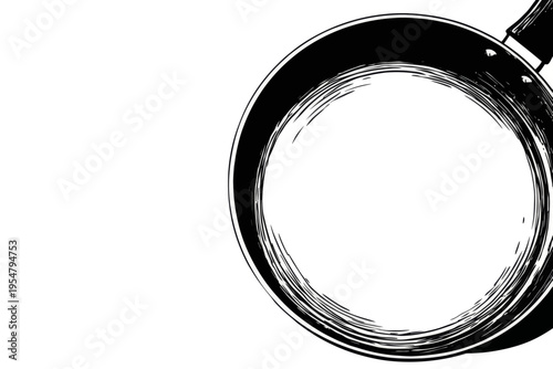 Close Up Magnifying Glass Lens Abstract View