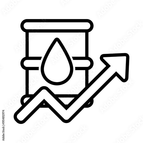 Oil icon vector. Fuel Illustration sign. Petroleum symbol. petrol logo. 