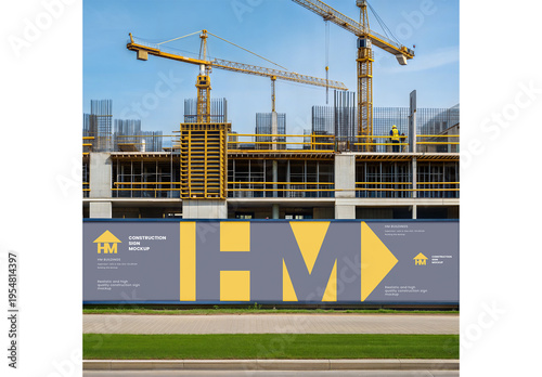 Construction Sign Mockup 03