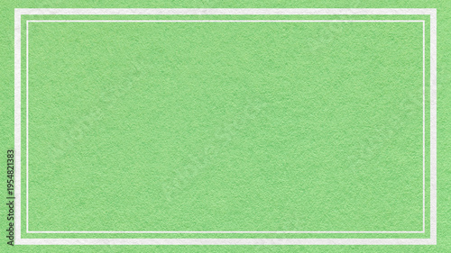 Textured light green paper background with white double frame border and copy space for banner, presentation, template