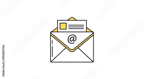 Envelope with email symbol inside.