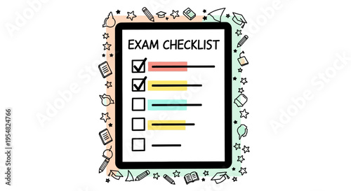 Checklist on a Tablet Screen.