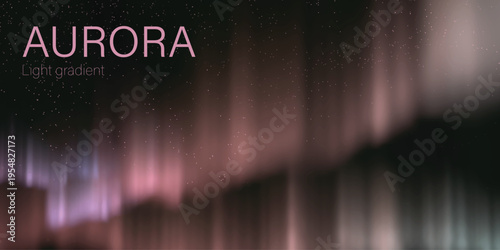 aurora light gradient abstract northern sky background
