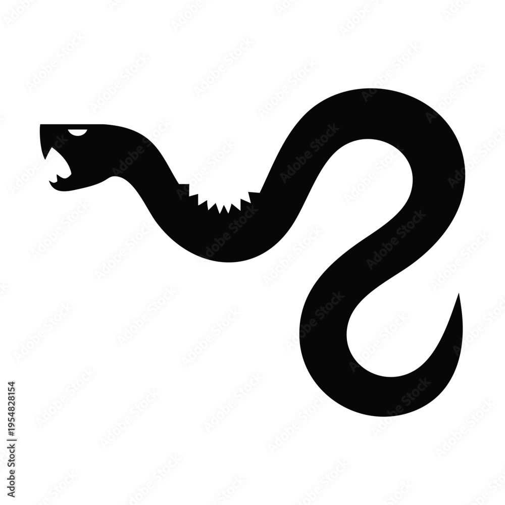 Fototapeta premium Snake Bite Attack Fangs