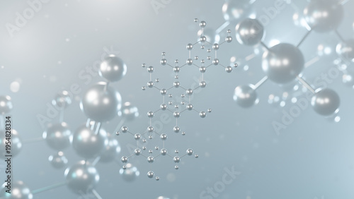 Photos dextrin molecular structure, 3d model molecule, e1400 structural chemical formul