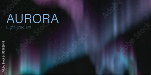 aurora light gradient smooth glowing sky background