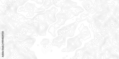 Contour abstract map relief land outline. Topographic map patterns. White wave paper curved reliefs abstract background. Background of the topography map. Abstract pattern with lines.