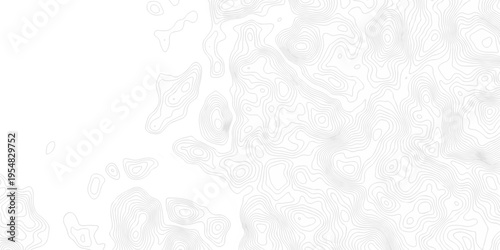 Contour abstract map relief land outline. Topographic map patterns. White wave paper curved reliefs abstract background. Background of the topography map. Abstract pattern with lines.