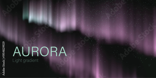 aurora light gradient abstract polar night lights
