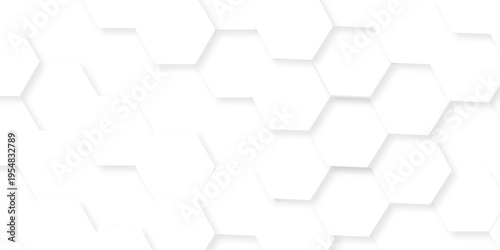 White abstract honeycomb mosaic and tile geometric hexagon vector illustration. geometric digital technology polygon science vintage square mosaic and web cover business texture.
