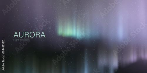 aurora light gradient glowing celestial light waves