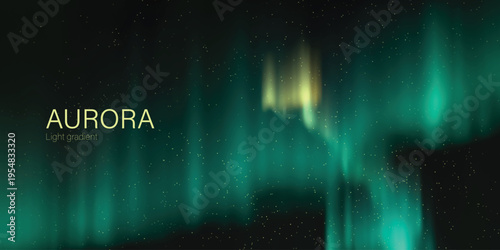 aurora light gradient abstract glowing polar lights
