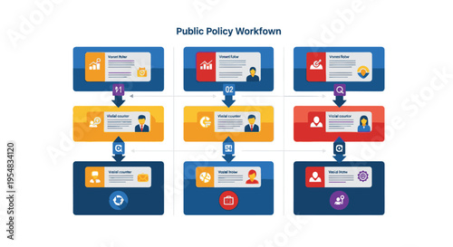 Public Policy Work Plan Flowchart - Strategy and Decision Making