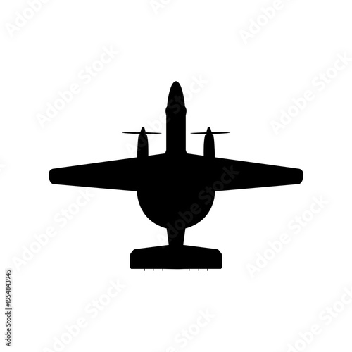 Tableau sur toile Northrop Grumman E-2 Hawkeye Carrier Airborne Early Warning Aircraft Plan View S