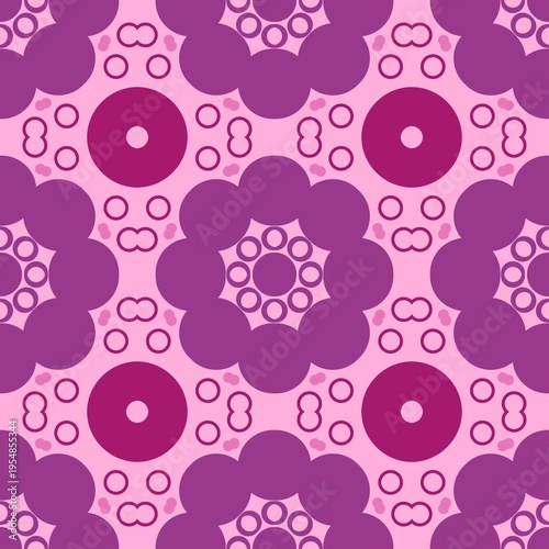 Fabric pattern, Zigzag pattern, Flower pattern design