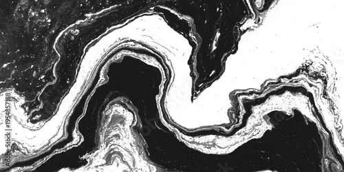 Vintage strata stone texture background. old black grunge natural rock detail.