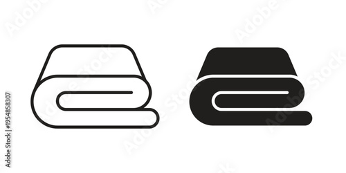 blanket icon concept design set. Icon Element For Design