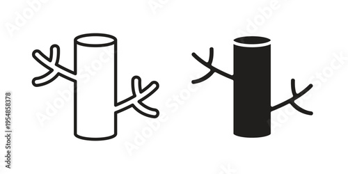 Blood vessel icon concept design set. Icon Element For Design