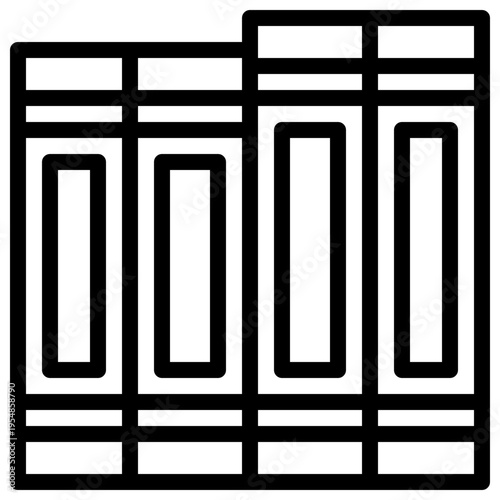 Archives Icon with Line Style