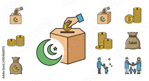 pakistan charity donation concept