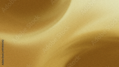 Quadro em tela Luxury Gold Abstract Grainy Gradient Background with Soft Wave Shapes