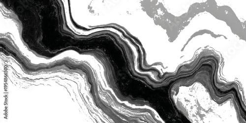 Vintage strata stone texture background. old black grunge natural rock detail.