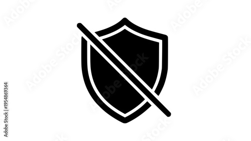 Access denied person black white icon 