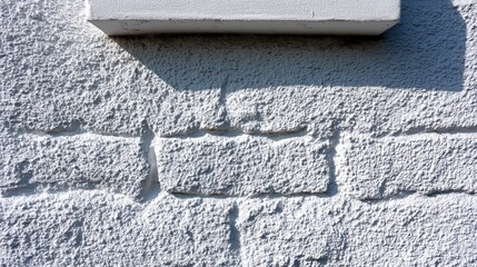 Textured white wall shows fine grain and deep color, ideal for interior design projects or as a background for text or logos