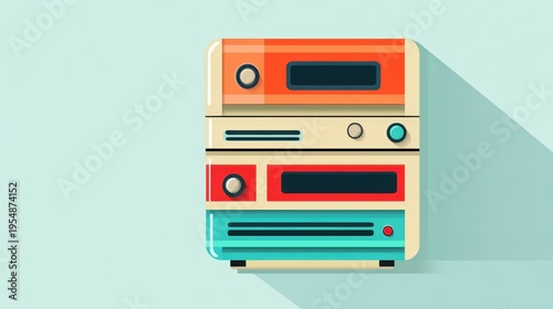 Stacked books cast long shadow on surface multiple books are neatly stacked creating dramatic shadow