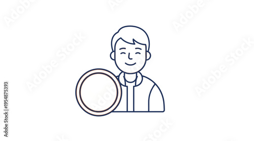 Verified User Avatar with Checkmark Success and Approval Concept