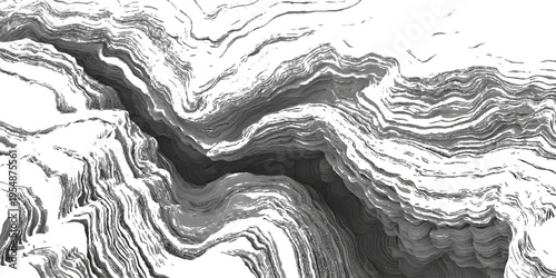 Vintage strata stone texture background. old black grunge natural rock detail.