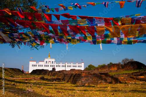 Canvas Print Maya Devi Temple in Lumbini, Nepal, UNESCO World Heritage Site