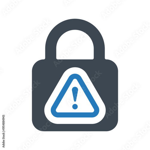 Security breach icon