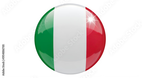 Italian flag colors on a shiny round ball symbol national pride emblem transparent background Free Download Italian flag colors on a shiny round ball symbol national pride emblem transparent background - GFXLoad