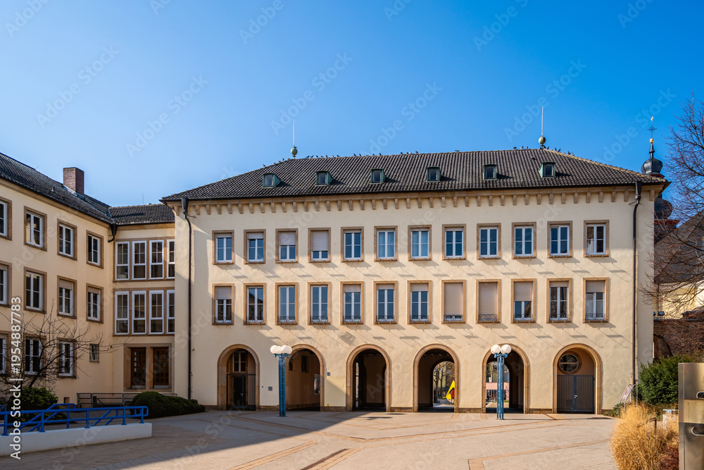 Fototapeta premium Rathaus, Frankenthal, Rheinland Pfalz, Deutschland 