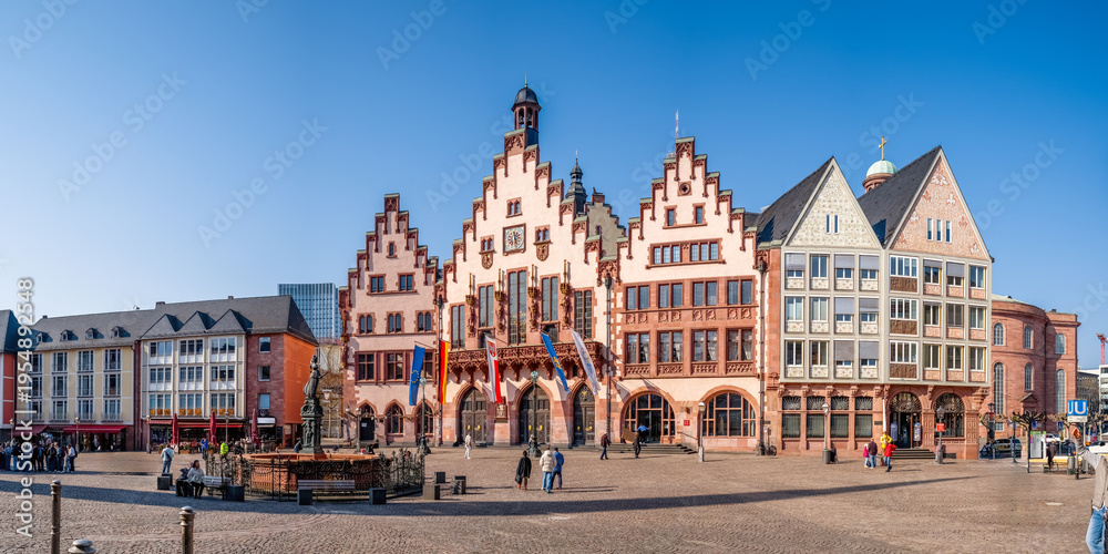 Obraz premium Römer, Frankfurt am Main, Hessen, Deutschland 